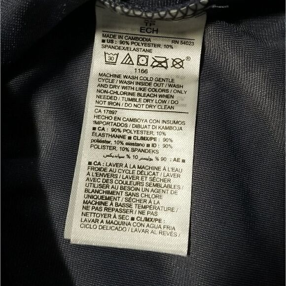 NWT Old Navy Blue Sparkle Velvet Chic Crew Neck Party Ruffle Short Sleeve Blouse - Picture 5 of 5